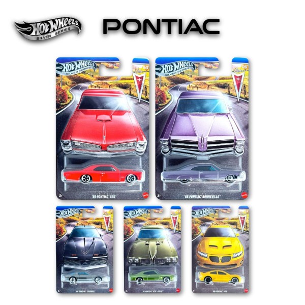 Hot Wheels Silver Series Pontiac 2025 sada 5ks včetně chase
