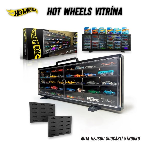 Hot Wheels Originální Collector Case Vitrína