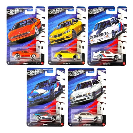 Hot Wheels Sada 5ks BMW Série 2025