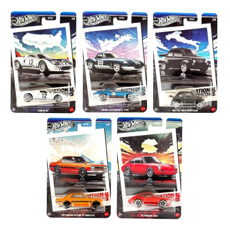 Hot Wheels sada 5ks National Icons 2025