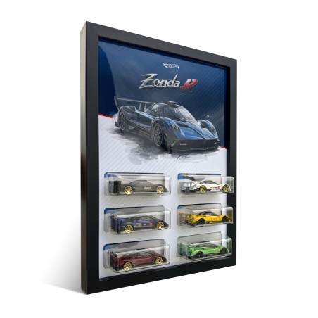 A4 Obraz pro 6x Hot Wheels Pagani Zonda R mainline