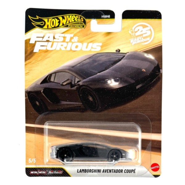 Hot Wheels Premium LAMBORGHINI AVENTADOR COUPE