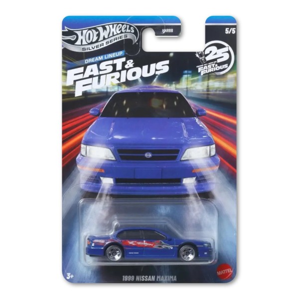 Hot Wheels Silver Series Fast and Furious Dream Lineup sada 5ks 2