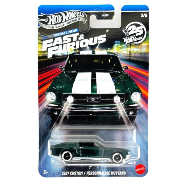 Hot Wheels Silver Series 1967 CUSTOM MUSTANG