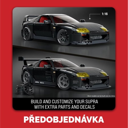 Hot Wheels Brick Shop Stavebnice 94 Toyota Supra MkIV - Předobjednávka
