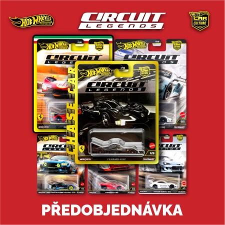 Hot Wheels Car Culture Factory sealed 2025 set3 včetně 2x Chase - Předobjednávka