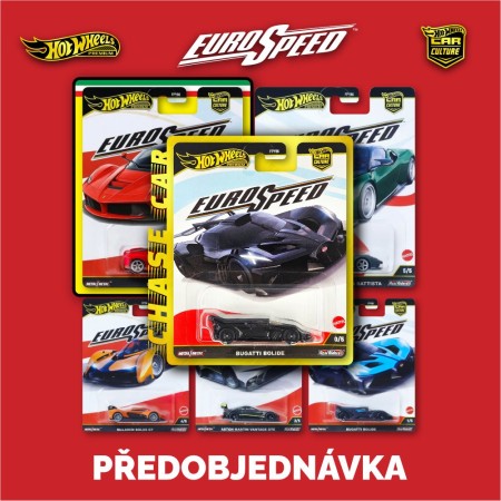 Hot Wheels Car Culture Factory sealed 2025 set3 včetně 2x Chase - Předobjednávka