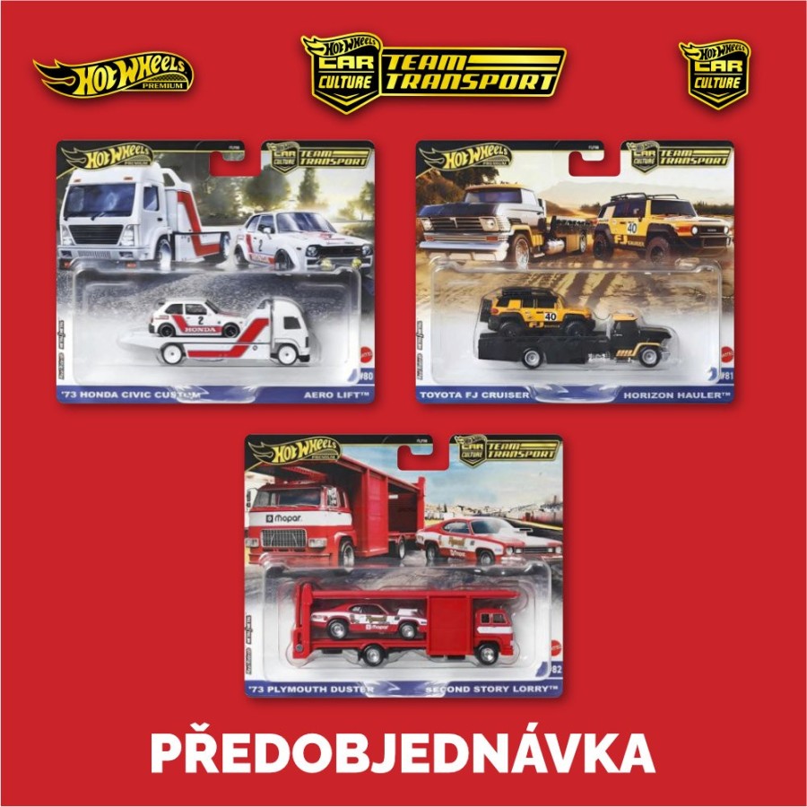 Hot Wheels Car Culture Factory sealed 2025 set3 včetně 2x Chase - Předobjednávka