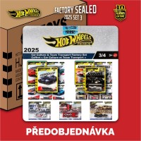 Hot Wheels Car Culture Factory sealed 2025 set3 včetně 2x Chase - Předobjednávka