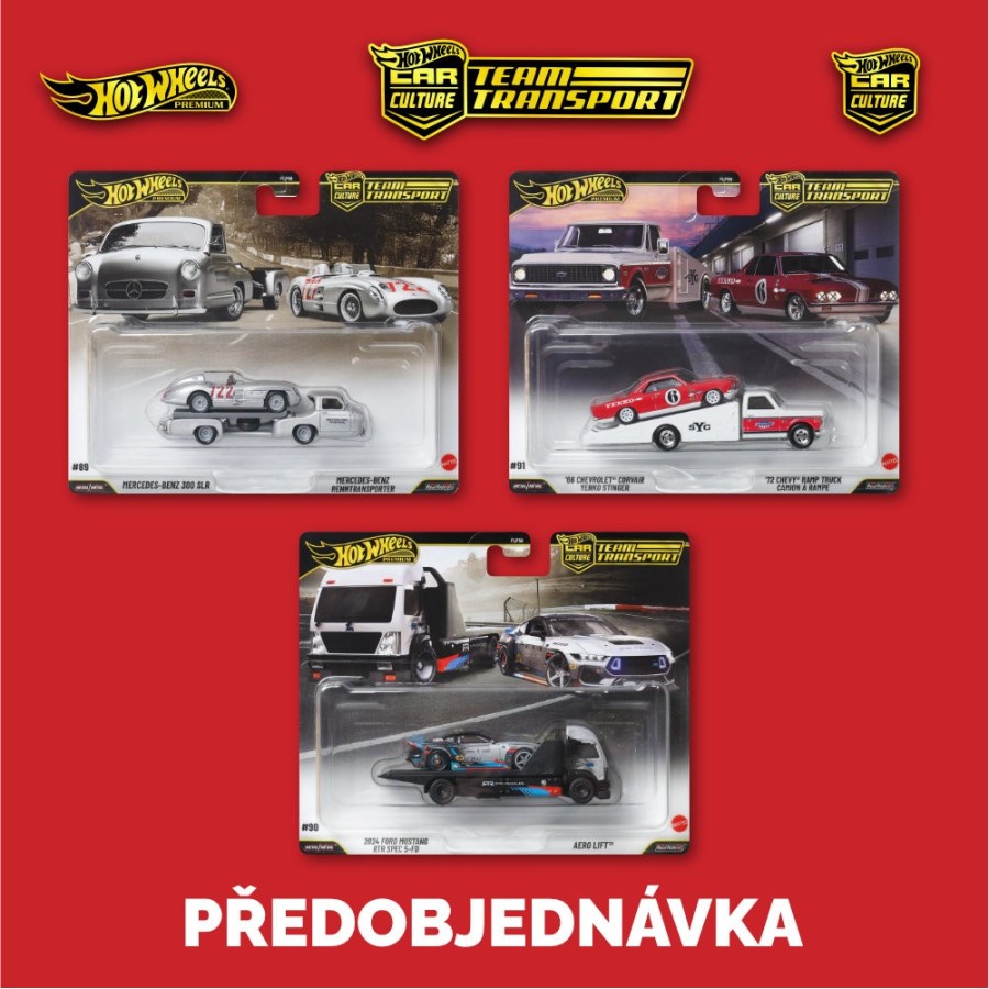 Hot Wheels Car Culture Factory sealed 2026 set 2 včetně 2x Chase - Předobjednávka
