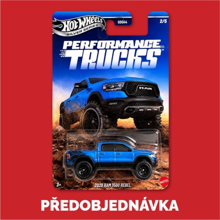 Hot Wheels Silver Series Performance Trucks sada 5ks - Předobjednávka