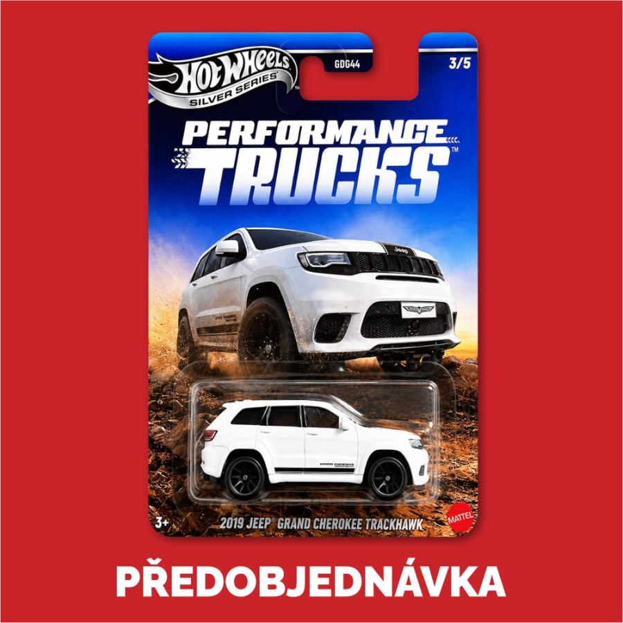 Hot Wheels Silver Series Performance Trucks sada 5ks - Předobjednávka