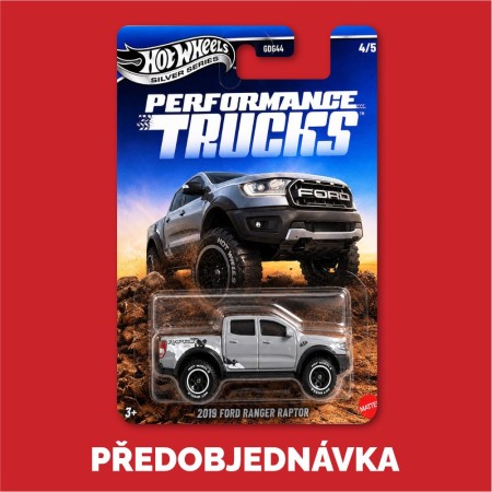 Hot Wheels Silver Series Performance Trucks sada 5ks - Předobjednávka