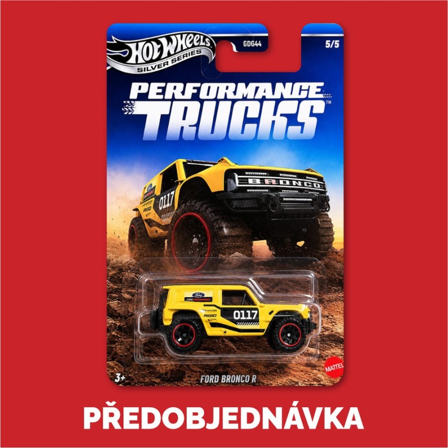 Hot Wheels Silver Series Performance Trucks sada 5ks - Předobjednávka