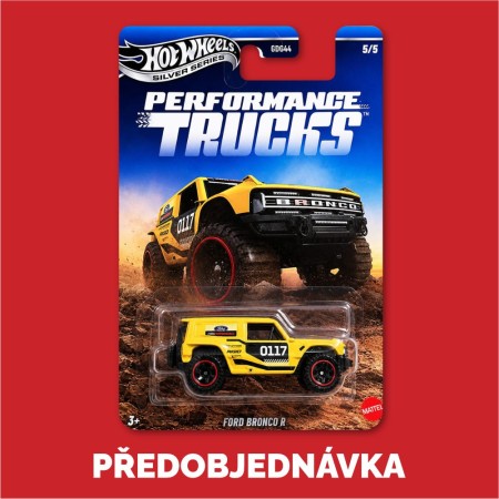 Hot Wheels Silver Series Performance Trucks sada 5ks - Předobjednávka