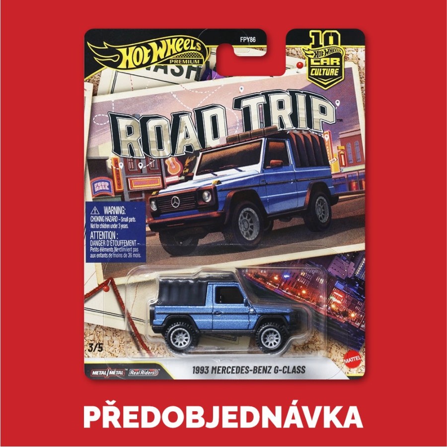 Hot Wheels Premium Car Culture Road Trip sada 5ks - Předobjednávka