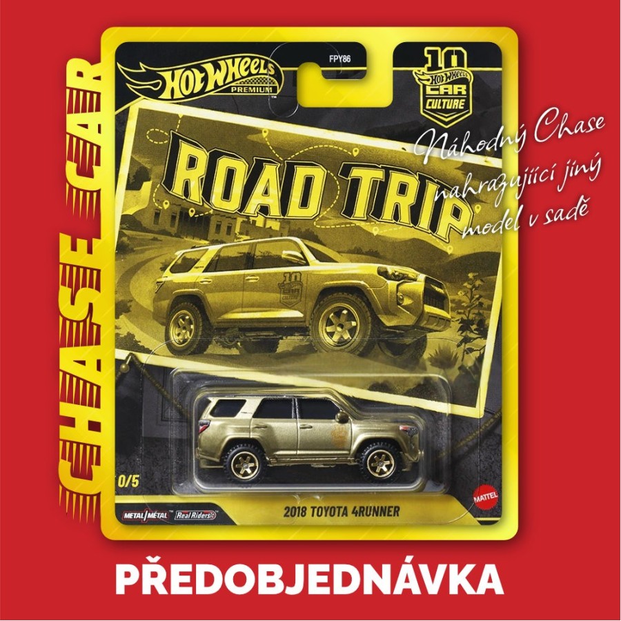 Hot Wheels Premium Car Culture Road Trip sada 5ks - Předobjednávka