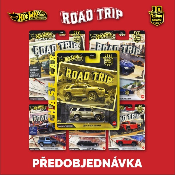 Hot Wheels Premium Car Culture Road Trip sada 5ks - Předobjednávka