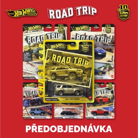 Hot Wheels Premium Car Culture Road Trip sada 5ks - Předobjednávka