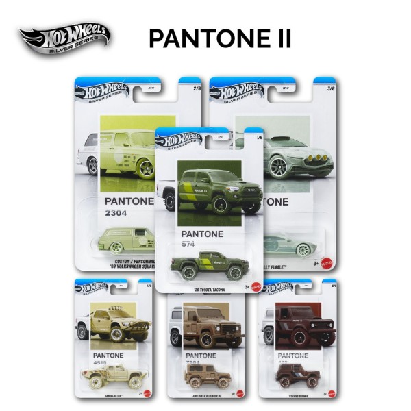 Hot Wheels Silver Series PANTONE 2 sada 6ks