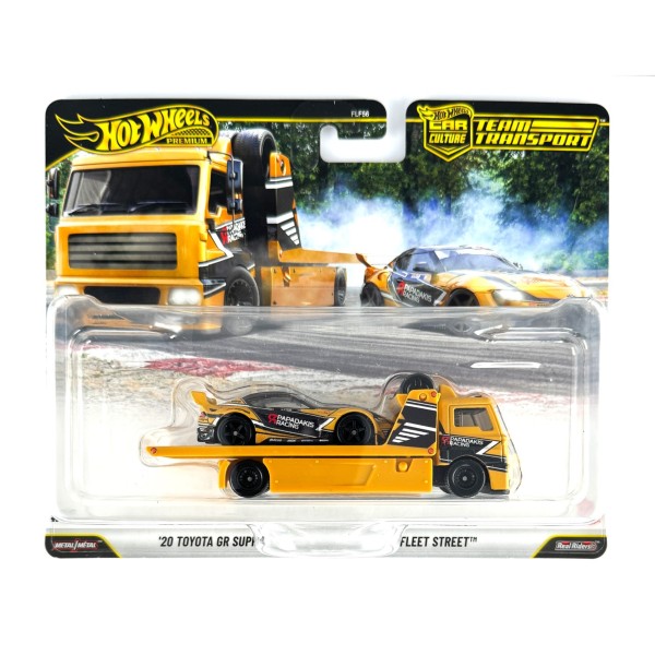 Hot Wheels Team Transport TOYOTA GR SUPRA - FLEET STREET