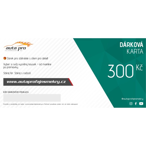 Dárkový poukaz 300 Kč