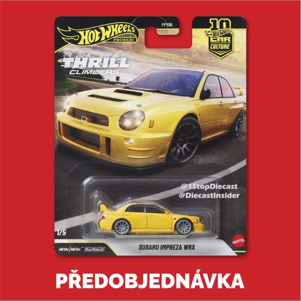 Hot Wheels Premium Thrill Climbers 2026 sada 5ks - Předobjednávka 2