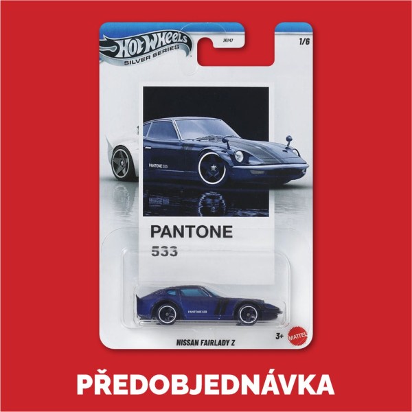 Hot Wheels Silver Series Pantone 2026 sada 6ks - Předobjednávka 2