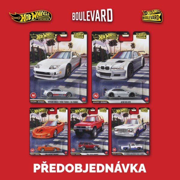 Hot Wheels Premium Boulevard 2026 141 až 145 sada 5ks - Předobjednávka