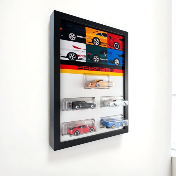 A4 Obraz pro 5x Hot Wheels Silver Series Porsche 2024