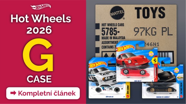 Hot Wheels Mainline Case G 2026 – kompletní přehled modelů a novinek